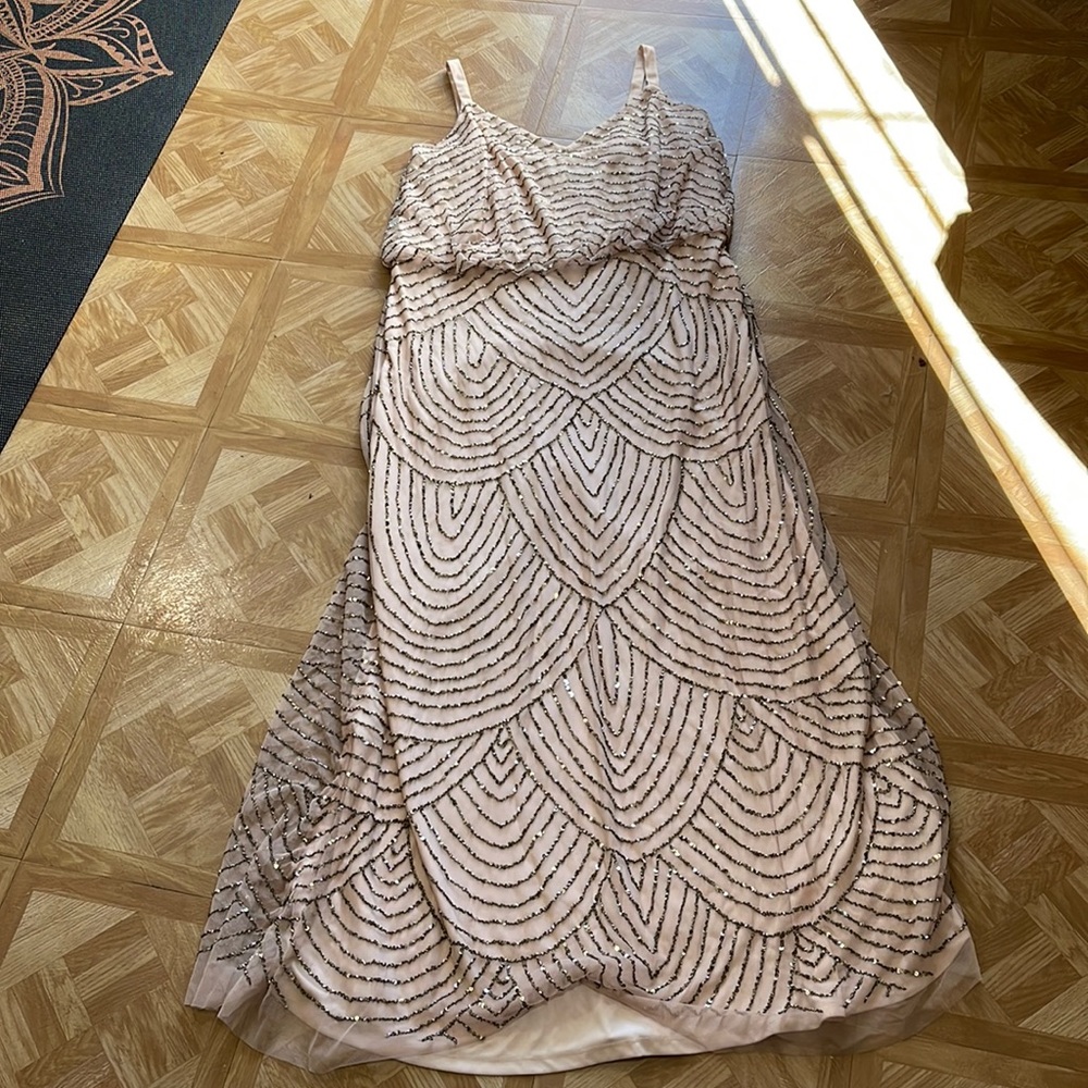 Adrianna Papell Art Deco Dress 18w